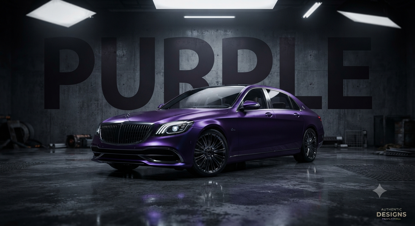 Purple Vinyl Wrap